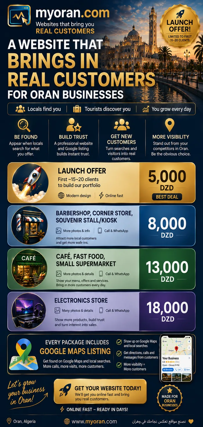 myoran.com — websites for Oran businesses